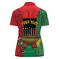 Personalized Happy Kwanzaa Holidays Women Polo Shirt Kente Pattern - African Pride