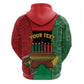 Personalized Happy Kwanzaa Holidays Zip Hoodie Kente Pattern - African Pride