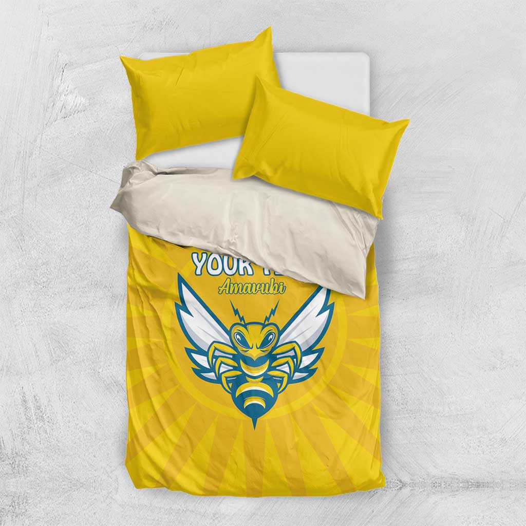 Custom Afro Rwanda Football Bedding Set Go Wasps