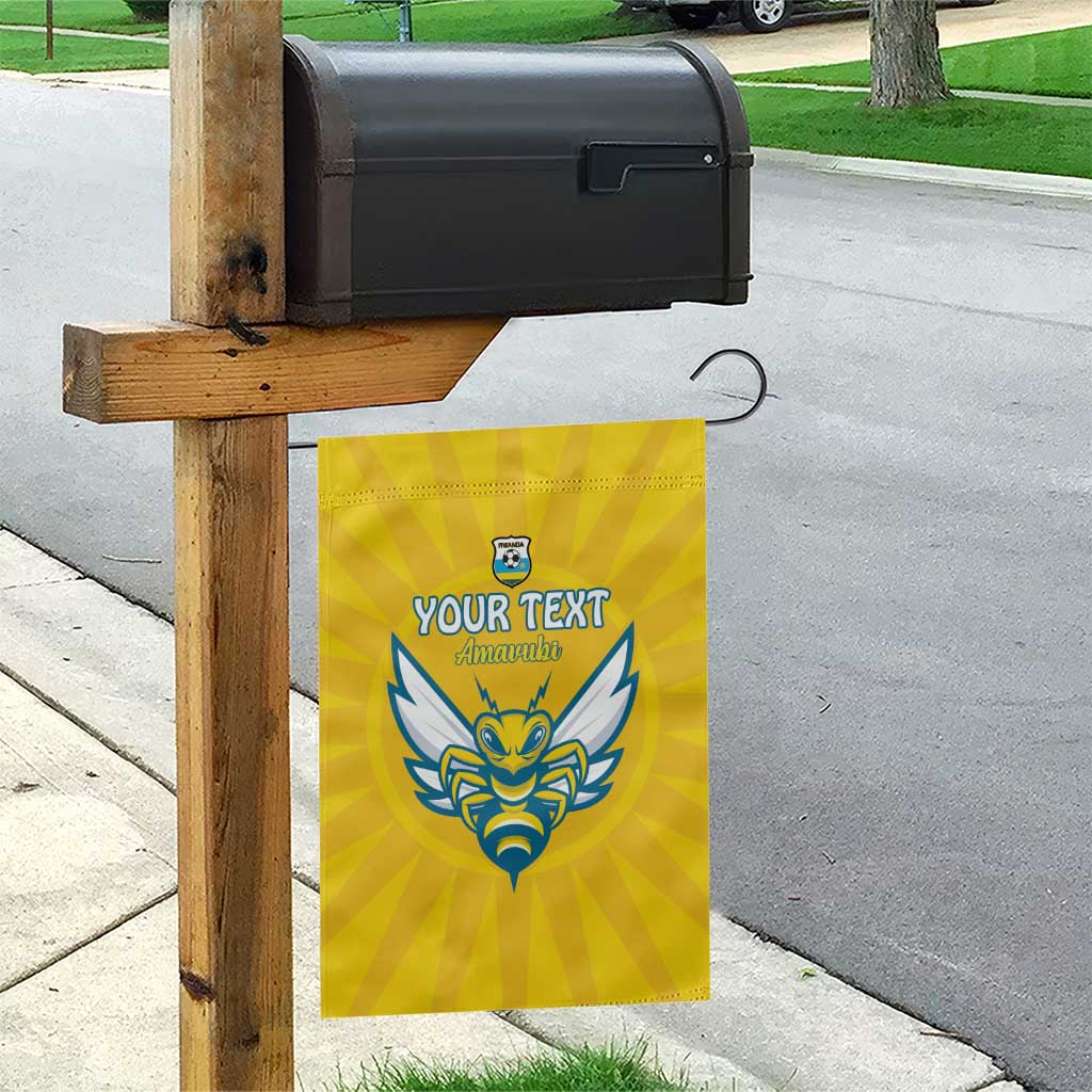 Custom Afro Rwanda Football Garden Flag Go Wasps