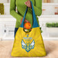 Custom Afro Rwanda Football Grocery Bag Go Wasps