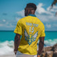 Custom Afro Rwanda Football Hawaiian Shirt Go Wasps