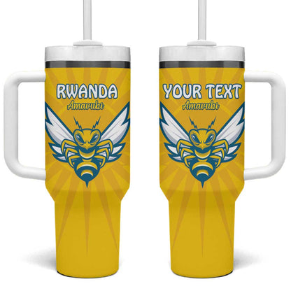 Custom Afro Rwanda Football Tumbler With Handle Go Wasps