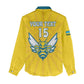 Custom Afro Rwanda Football Women Casual Shirt Go Wasps LT15