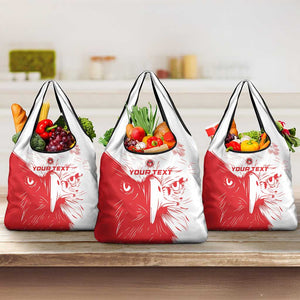 Custom Tunisia Football Grocery Bag Go Champions
