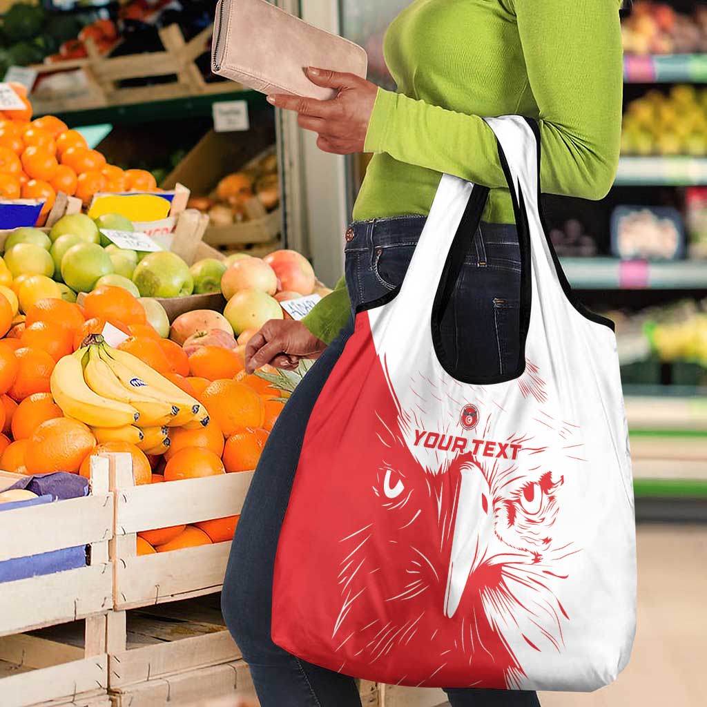 Custom Tunisia Football Grocery Bag Go Champions