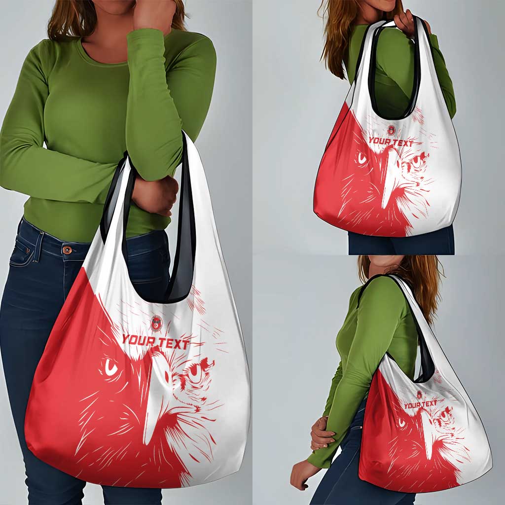 Custom Tunisia Football Grocery Bag Go Champions