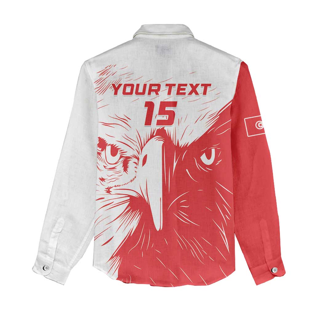 Custom Tunisia Football Women Casual Shirt Go Champions LT15
