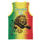 Custom Afro Senegal Football Basketball Jersey Lions of Teranga - Flag Style - African Pride