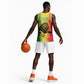Custom Afro Senegal Football Basketball Jersey Lions of Teranga - Flag Style - African Pride