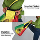 Custom Afro Senegal Football Grocery Bag Lions of Teranga - Flag Style