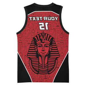 Egypt Football Custom Basketball Jersey Ancient Egypt Style - African Pride