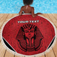 Egypt Football Custom Beach Blanket Ancient Egypt Style
