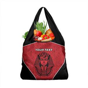Egypt Football Custom Grocery Bag Ancient Egypt Style