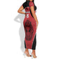 Egypt Football Custom Short Sleeve Bodycon Dress Ancient Egypt Style LT15