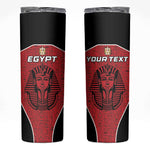 Egypt Football Custom Skinny Tumbler Ancient Egypt Style