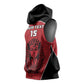 Egypt Football Custom Sleeveless Hoodie Ancient Egypt Style - African Pride