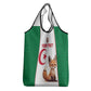 Custom Algeria Football Grocery Bag Fennec Foxes With Islamic Pattern
