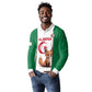 Custom Algeria Football Long Sleeve Polo Shirt Fennec Foxes With Islamic Pattern