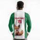 Custom Algeria Football Long Sleeve Polo Shirt Fennec Foxes With Islamic Pattern