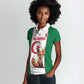 Custom Algeria Football Women Polo Shirt Fennec Foxes With Islamic Pattern