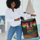 Ghana Black History Month Laundry Basket Live It Learn It Make It - African Pride