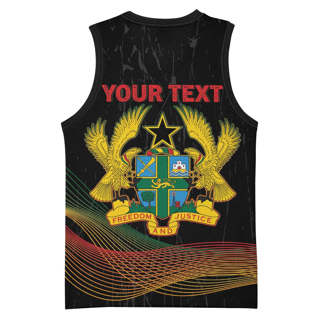 Personalized Ghana Black History Month Basketball Jersey Live It Learn It Make It - African Pride