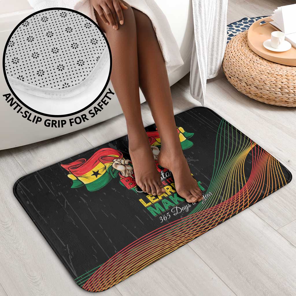 Ghana Black History Month Bathroom Set Live It Learn It Make It - African Pride