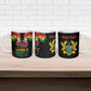Personalized Ghana Black History Month Ceramic Mug Live It Learn It Make It - African Pride