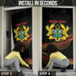 Personalized Ghana Black History Month Door Cover Live It Learn It Make It - African Pride
