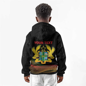 Personalized Ghana Black History Month Kid Hoodie Live It Learn It Make It - African Pride
