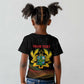 Personalized Ghana Black History Month Kid T shirt Live It Learn It Make It - African Pride