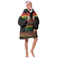 Personalized Ghana Black History Month Kid Wearable Blanket Hoodie Live It Learn It Make It - African Pride