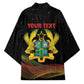 Personalized Ghana Black History Month Kimono Live It Learn It Make It - African Pride