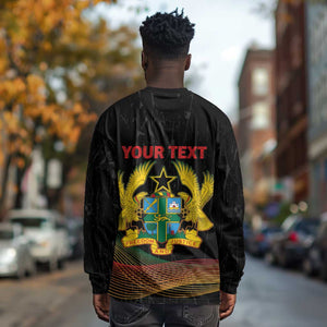 Personalized Ghana Black History Month Long Sleeve Shirt Live It Learn It Make It - African Pride