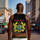 Personalized Ghana Black History Month Men Tank Top Live It Learn It Make It - African Pride