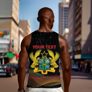Personalized Ghana Black History Month Men Tank Top Live It Learn It Make It - African Pride