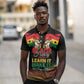 Personalized Ghana Black History Month Polo Shirt Live It Learn It Make It - African Pride