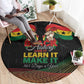 Ghana Black History Month Round Carpet Live It Learn It Make It - African Pride