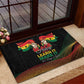 Ghana Black History Month Rubber Doormat Live It Learn It Make It - African Pride