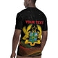 Personalized Ghana Black History Month Rugby Jersey Live It Learn It Make It - African Pride