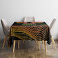 Ghana Black History Month Tablecloth Live It Learn It Make It - African Pride