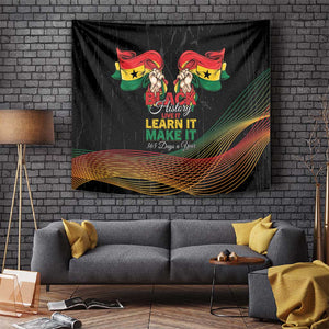 Ghana Black History Month Tapestry Live It Learn It Make It - African Pride