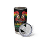 Personalized Ghana Black History Month Tumbler Cup Live It Learn It Make It - African Pride
