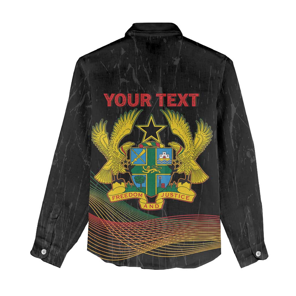 Personalized Ghana Black History Month Women Casual Shirt Live It Learn It Make It - African Pride