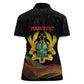 Personalized Ghana Black History Month Women Polo Shirt Live It Learn It Make It - African Pride