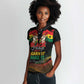 Personalized Ghana Black History Month Women Polo Shirt Live It Learn It Make It - African Pride