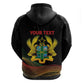 Personalized Ghana Black History Month Zip Hoodie Live It Learn It Make It - African Pride