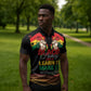 Personalized Ghana Black History Month Zipper Polo Shirt Live It Learn It Make It - African Pride