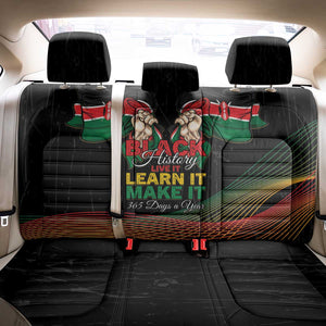 Kenya Black History Month Back Car Seat Cover Live It Learn It Make It - African Pride